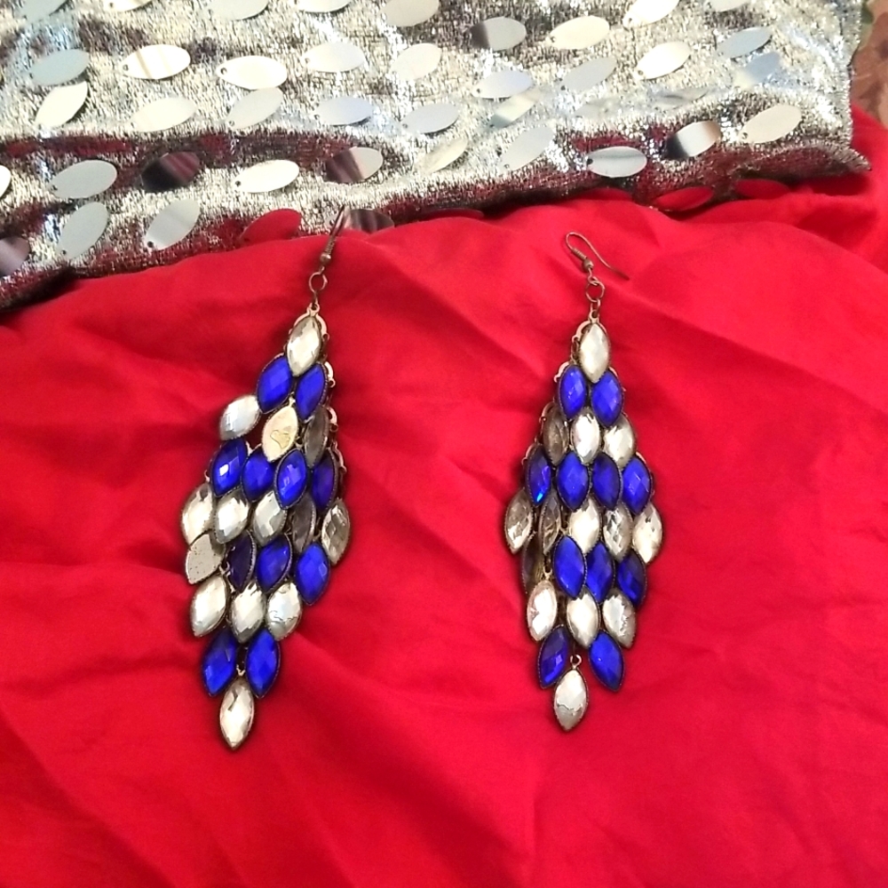Vintage Earrings Dangle Belly Dance